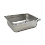 Browne 5781204 Half Size Food Pan, 4" Deep, 24 Gauge Stainless Steel 