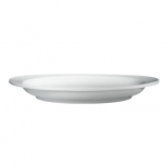 Cameo 210-103 Imperial White Oval Rim Plate 10-1/4"L x 7-3/8"W