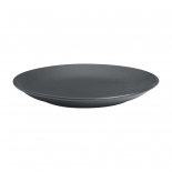 Cameo 910-21081N Onyx Round Coupe Plate Black 8"D