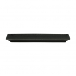 Cameo 910-710103N Onyx Rectangular Coupe Plate 14"L x 5"W