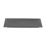 Cameo 910-710143 Onyx Rectangular Rim Plate 14"L x 7"W