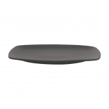 Cameo 910-710243 Onyx Rect. Couple Platter Black 14"L x 9-15/16"W
