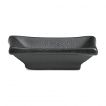 Cameo 910-71041 Onyx Rectangler Saucer (Japanese Style) Black 2 oz