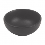 Cameo 910-7105980 Onyx Round Butter Dish Black 3 oz