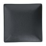 Cameo 910-71091N Onyx Square Coupe Plate Black 9"W x 9"L