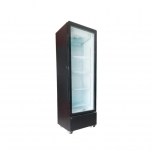 EFI C1-22.5GDX Black Exterior Right Hinged Single Glass Door Cooler 