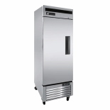 EFI C1-27VC-L Stainless Steel Exterior Left Hinged Single Solid Door Cooler 