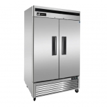 EFI C2-54VC Stainless Steel Exterior Hinged Solid 2 Doors Cooler 