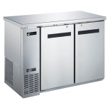 EFI CBBSDR2-48CC Stainless Steel Exterior Hinged Solid 2 Doors Back Bar Cooler
