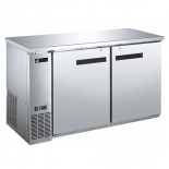 EFI CBBSDR2-60CC Stainless Steel Exterior Hinged Solid 2 Doors Back Bar Cooler