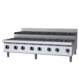 Garland GTOG48-SU GT-Series 48" Countertop Step-Up Open Burner Hot Plates