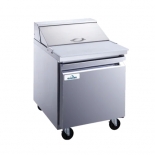 Glacier 29" Salad/Sandwich Prep Table with 8 x 1/6 size clear pans GST-29-8 