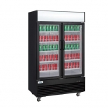 Glacier 47" Merchandiser Refrigerator 2 hinged glass door cooler GM-41R