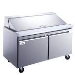 Glacier 60" Mega Top Prep Table with 24 x 1/6 clear pans GMT-60-24