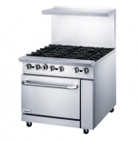 INFERNO 36" (6) Burner Range with oven IR36-6B