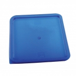 Omcan 80202 Blue Polyethylene Lid For 12 / 18 / 22 qt Square Storage Container