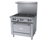 US Range U36-6R U-Series 36" Open Burner Range with Standard Oven